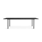 TUBBY TUBE table - 240x90 cm - Black frame/Black tabletop