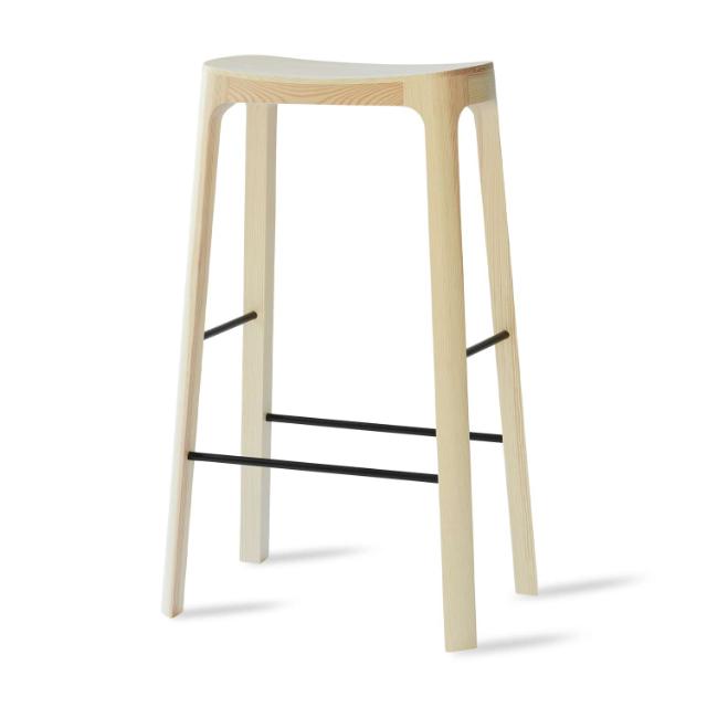 CROFTON bar stool - SH78 - natural Pine wood