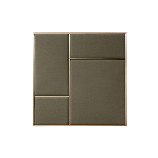 NOUVEAU PIN - Medium - Brass - Oyster Grey