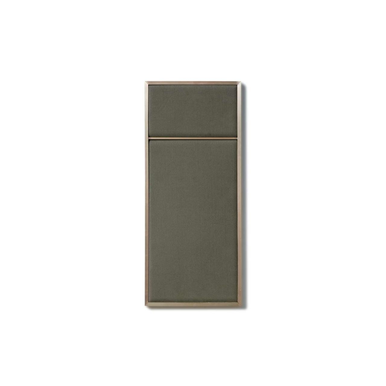 NOUVEAU PIN - Small - Brass - Oyster Grey