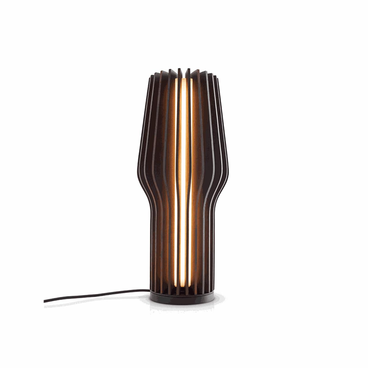 Radiant LED lamp - Rechargeable - Smoked oak