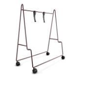 CARRY TV stand on castors  - Fig Purple
