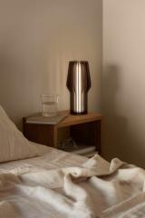 Radiant LED battery lamp - 25 cm - black
