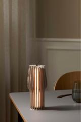 Radiant LED battery lamp - 25 cm - Pearl beige
