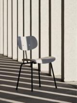 EIERMANN SE68 chair - Light Grey/chrome frame