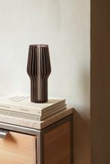 Radiant LED lamp - Rechargeable - Smoked oak