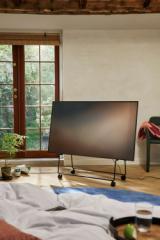 CARRY TV stand on castors - Steel