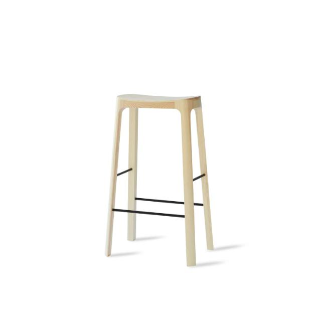 CROFTON bar stool - SH78 - natural Pine wood