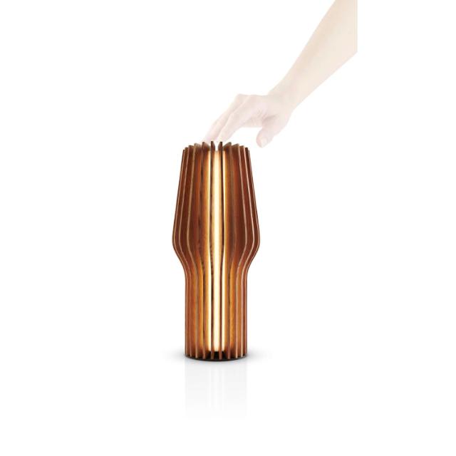Radiant LED lamp - Rechargeable - Oak