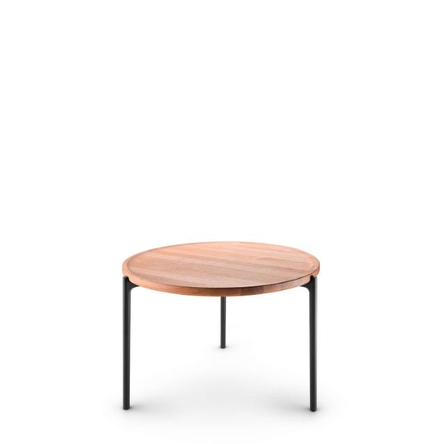SAVOYE table - Natural oak - ø60x42 cm