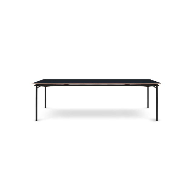 TAFFEL table - black - 90x250/370