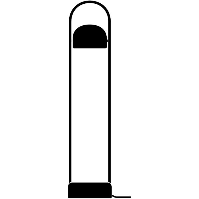 QUAY floor lamp ø21 cm - Stone