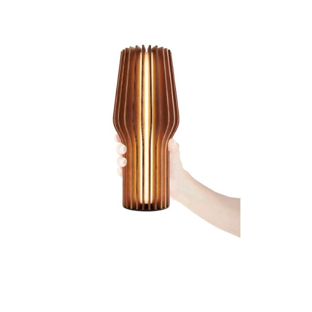 Radiant LED lamp - Rechargeable - Oak