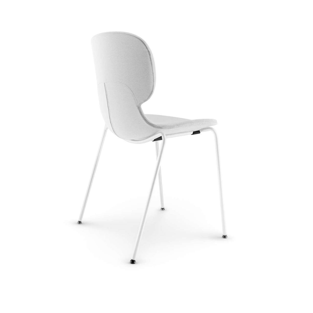 COMBO dining chair w. full upholstery - Grey