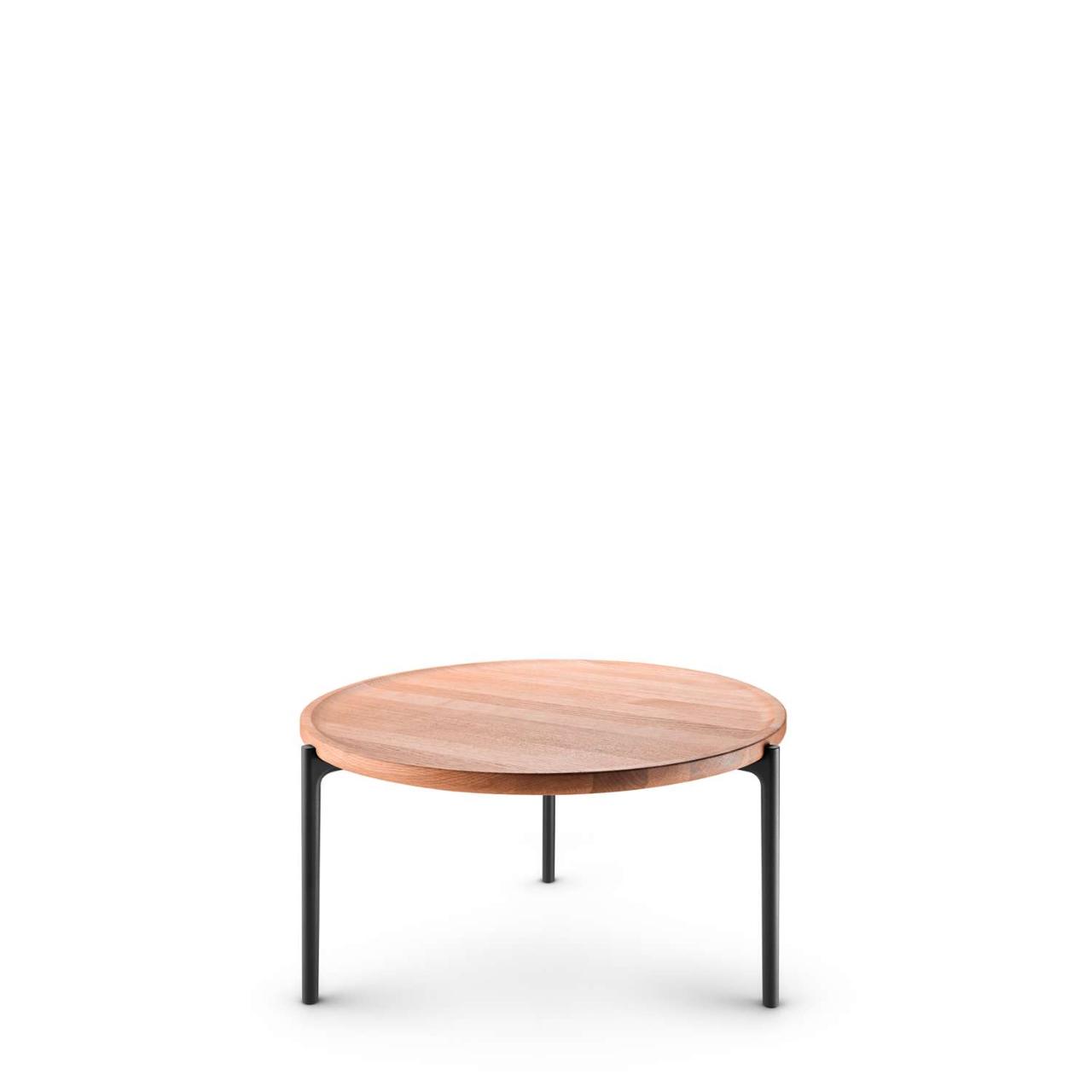 SAVOYE table - Natural oak - ø60x35 cm