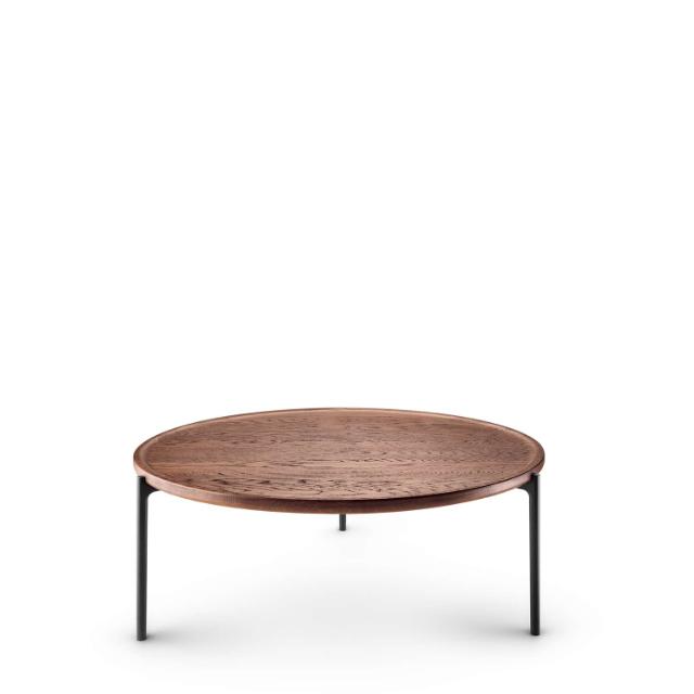 SAVOYE table - stained oak - ø90x35 cm