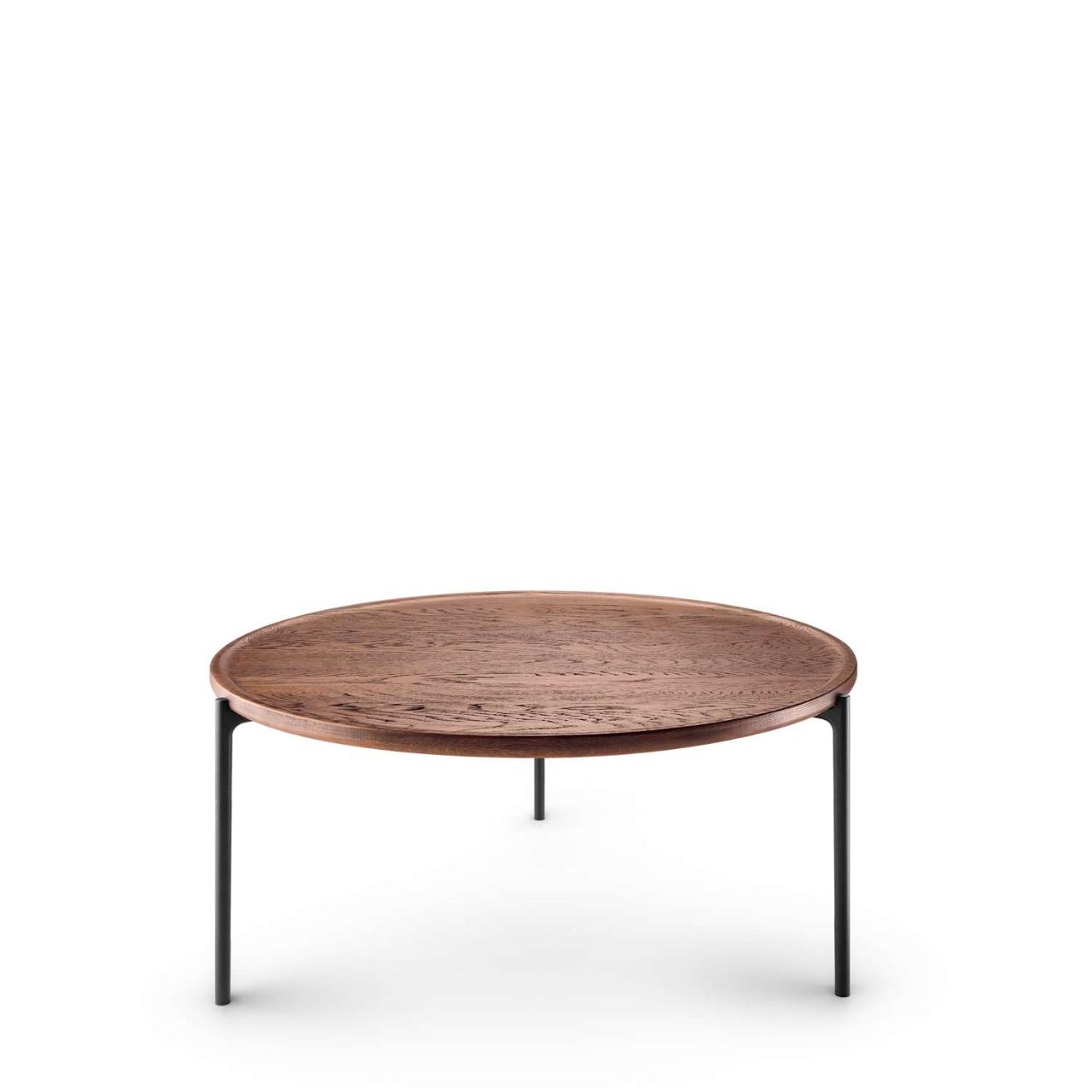 SAVOYE table - Stained oak - ø90x42 cm