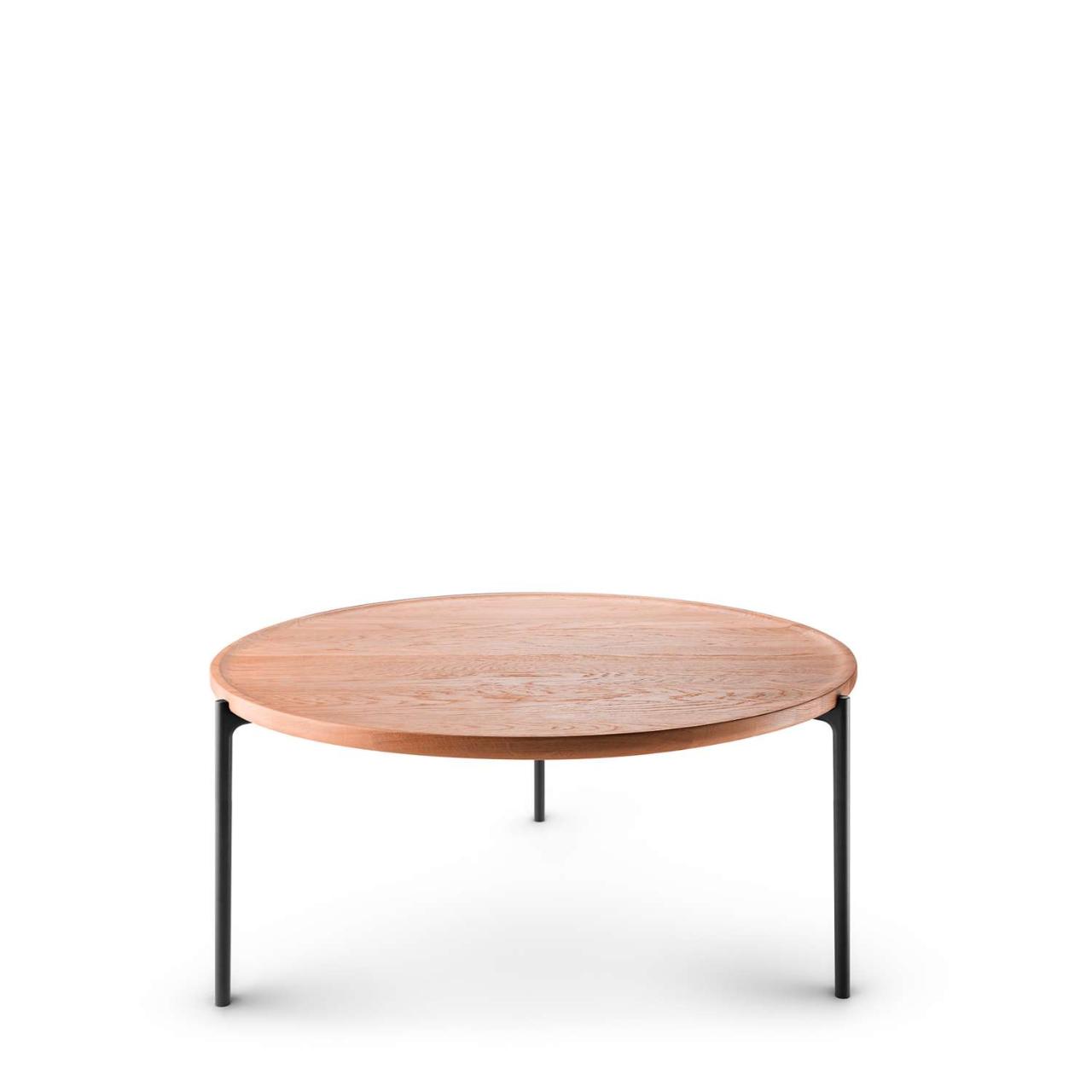SAVOYE table - Natural oak - ø90x42 cm