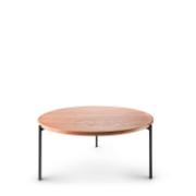 SAVOYE table - Natural oak - ø90x42 cm