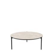 SAVOYE table - Ceramic Beige - ø90x35 cm