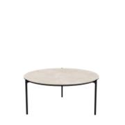 SAVOYE table - Ceramic Beige - ø90x42 cm