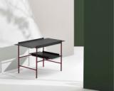 KANSO tray table - Black ask - Fig Purple stel