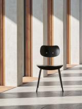 EIERMANN SE68 chair - stained Black/Black frame