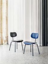 EIERMANN SE68 chair - Cobalt Blue/Chrome