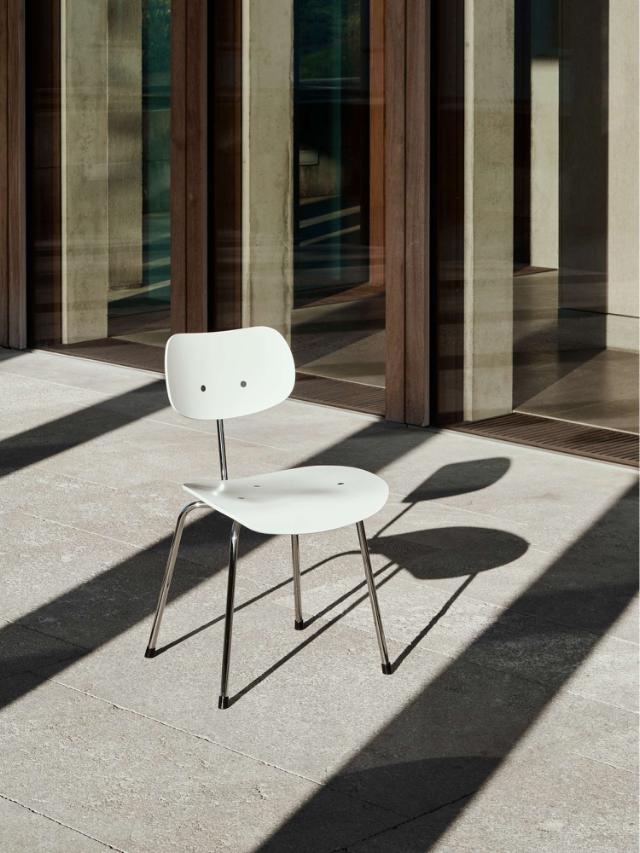 EIERMANN SE68 chair - White/Chrome