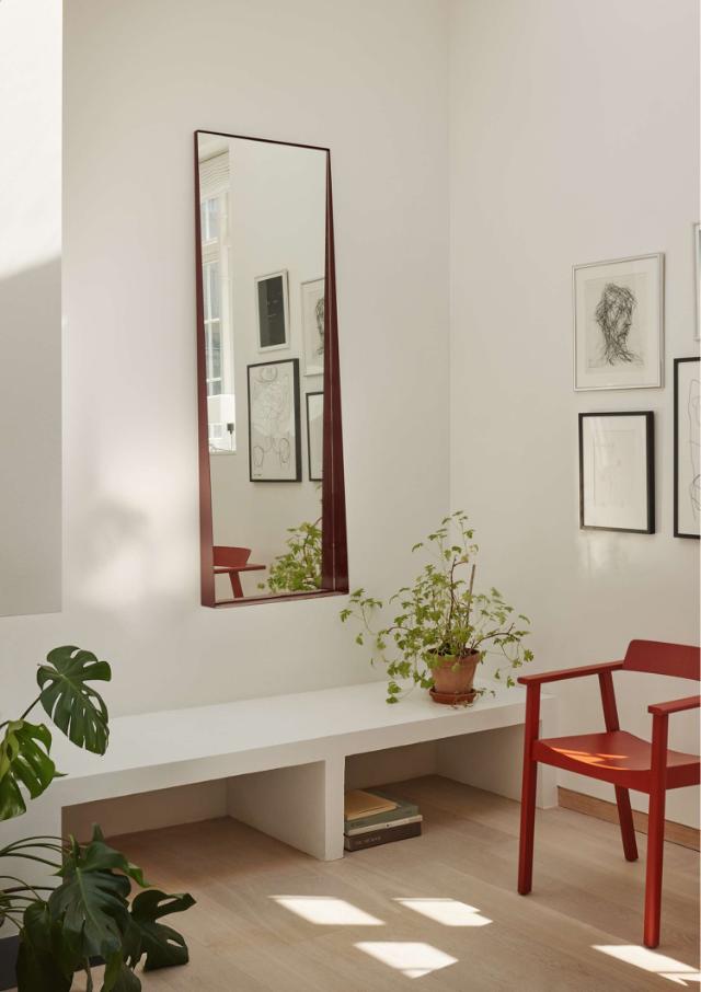 BEAK mirror small - Cream
