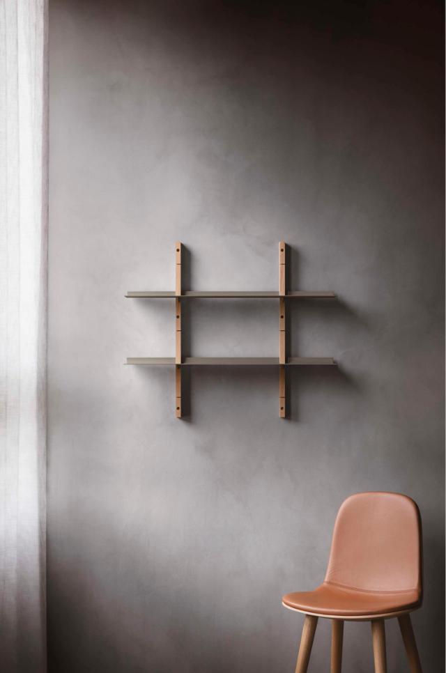 Smile set - 67.5 cm - Oak/Grey