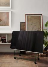 CARRY TV stand på hjul - Black