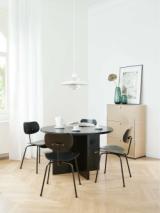 EIERMANN SE68 chair - stained Black/Black frame
