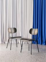 EIERMANN SE68 chair - stained Black/Black frame
