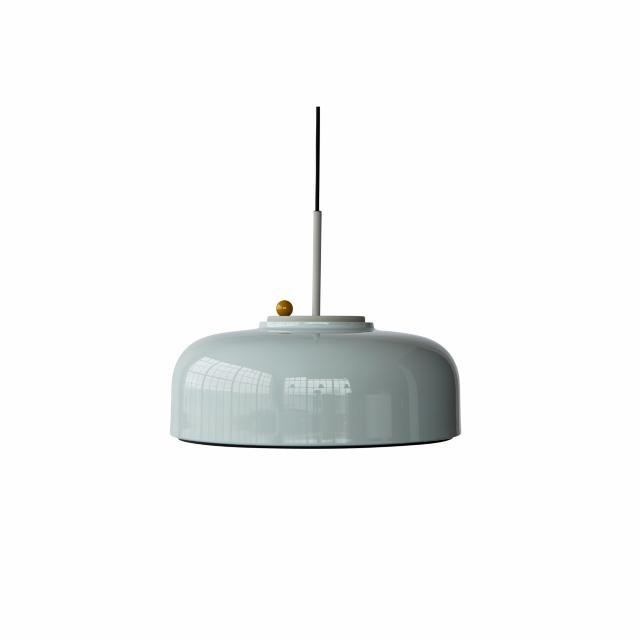 PODGY pendant - Ash Grey med Turmeric Yellow dæmper
