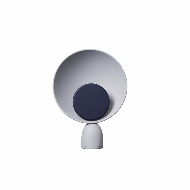 BLOOPER table lamp Ash Grey med Navy Blue disc