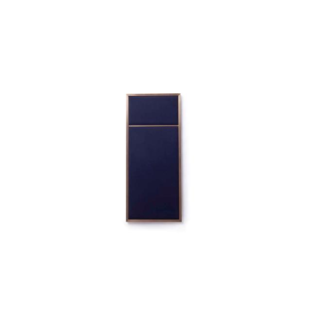 NOUVEAU PIN - Small - Brass - Navy Blue