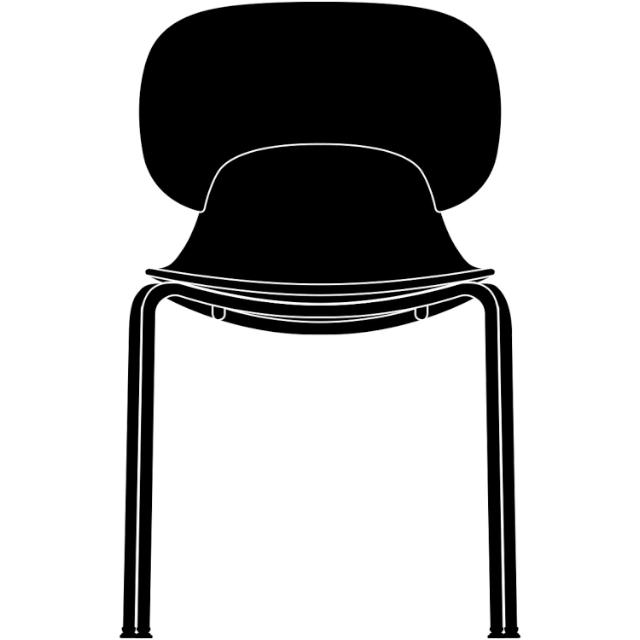 COMBO dining chair - Grey