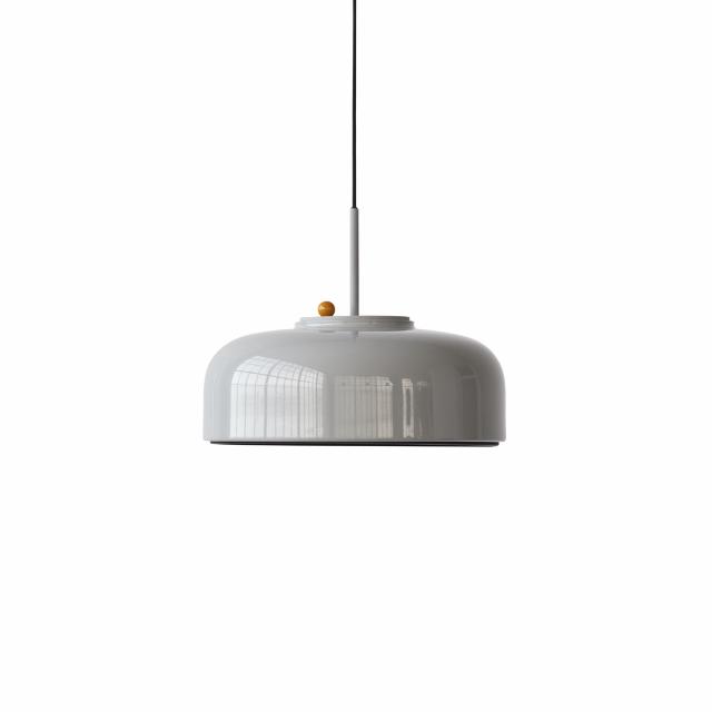 PODGY pendant - Ash Grey med Turmeric Yellow dæmper