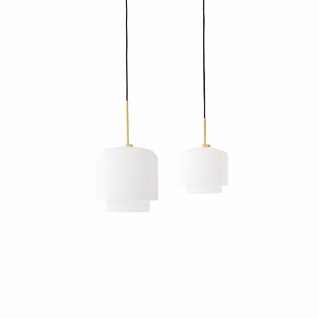 MEGUMI pendant - ø18 cm - Brass / Opal